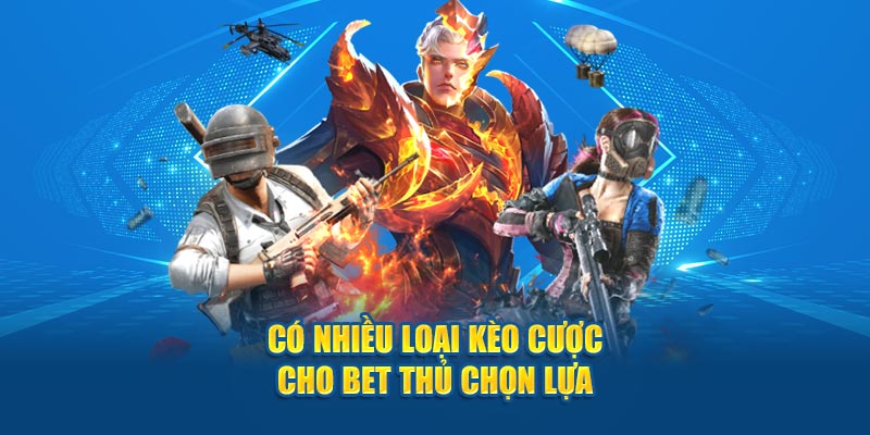 Có nhiều loại kèo cược cho bet thủ chọn lựa