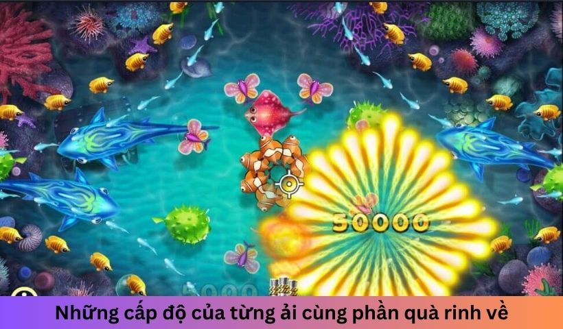 Những cấp độ của từng ải cùng phần quà rinh về