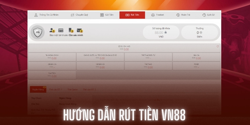 Thao tác giao dịch tại Vn88